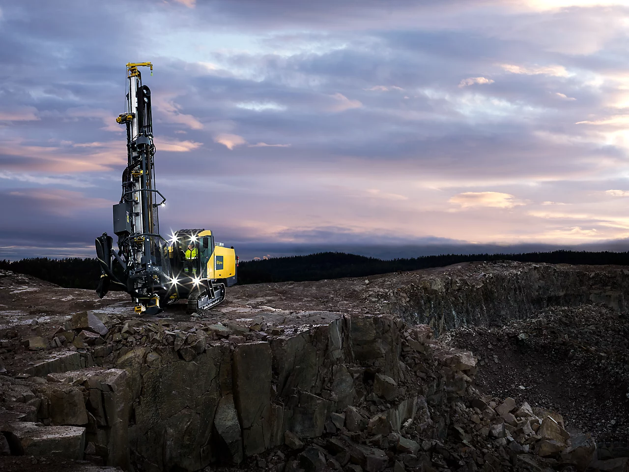 Blast-hole drilling for surface operations